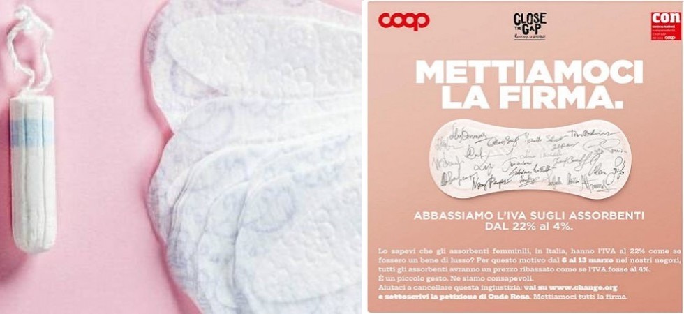 Iva su assorbenti e tamponi dal 22% al 10%, grazie alla petizione più firmata di Change.org Italia